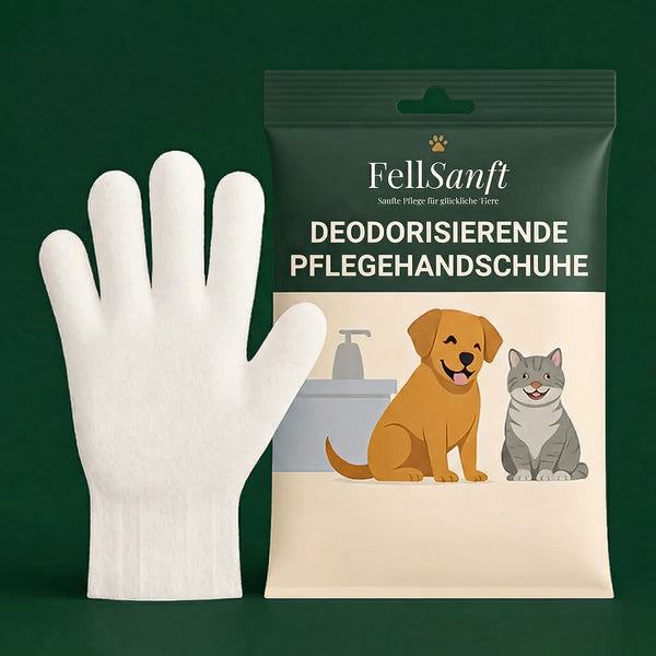 Deodorisierende Pflegehandschuhe